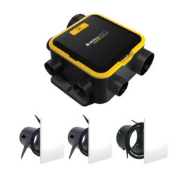 Aldes - Kit VMC simple flux EasyHOME AutoSENS COMPACT + 3 grilles ColorLINE®