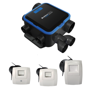Aldes - Kit VMC simple flux EasyHOME HYGRO COMPACT Classic