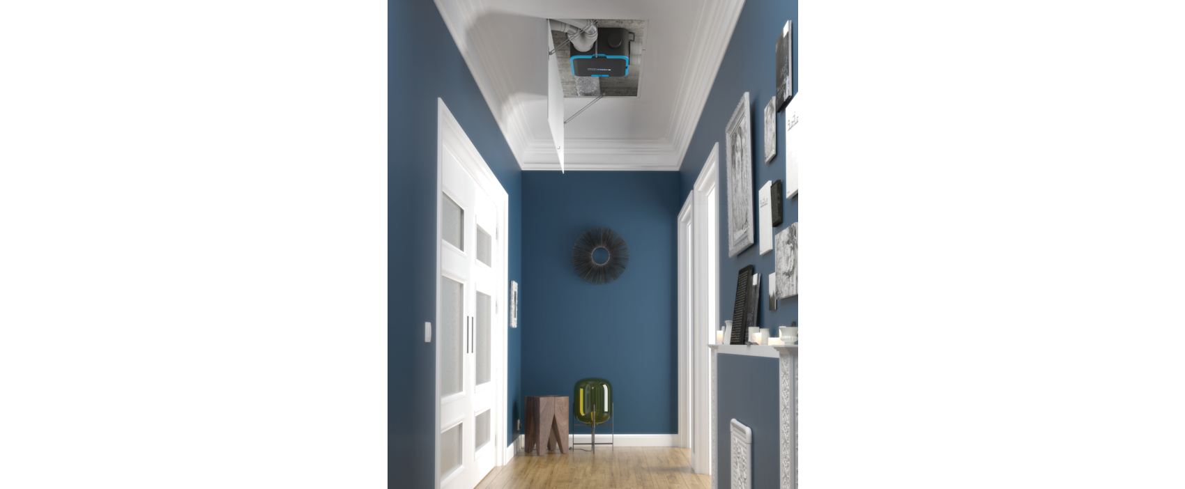 Aldes - Kit VMC simple flux EasyHOME HYGRO COMPACT Premium MW – Image 2