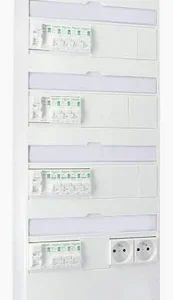 Fourniture et Pose Tableau Embrochable Schneider XE 4 rangées